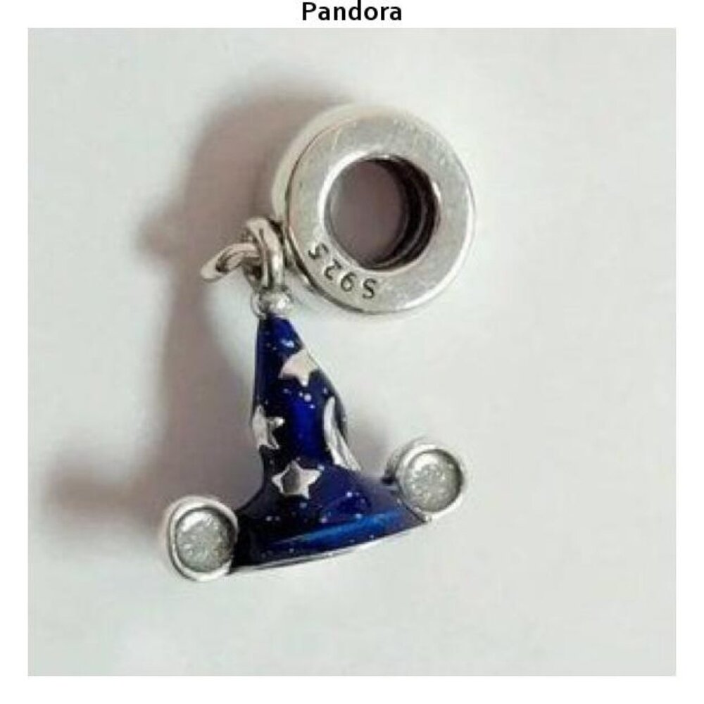 Charm Mickey Sorcerer Hat Fantasia for Pandora Bracelet S925
